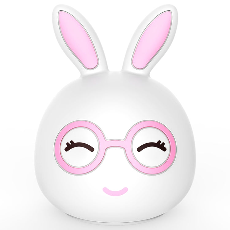 Happy Rabbit Creative Touch 3D LED Decorative Night Light, AAA Battery Version (Pink)