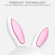Happy Rabbit Creative Touch 3D LED Decorative Night Light, AAA Battery Version (Pink)