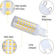 G9 102 LEDs SMD 2835 2800-3200K LED Corn Light, AC 110V(Warm White)