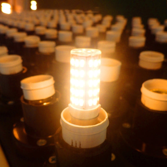 G9 102 LEDs SMD 2835 2800-3200K LED Corn Light, AC 110V(Warm White)