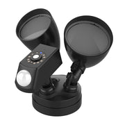 20W LED Smart Sensor Outdoor Floodlight with 1080P Security Camera, 4000K White Light (Black)