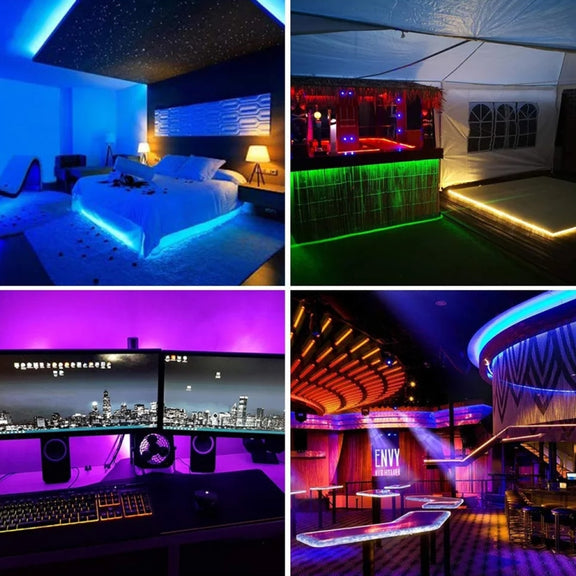 2030 SMD RGB LED Water-resistant Epoxy Rope Light, 12V,  Length: 5m