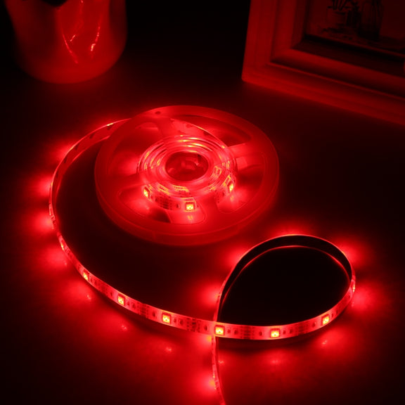 USB 5050 SMD LED Red Light Water-resistant Epoxy Rope Light, 30 LED/m, DC 5V, Length: 2m