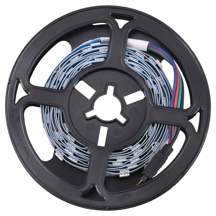 Bare Board 5050 SMD RGB LED Rope Light, 30 LED/m, Length: 2m, 12V 2A 100-240V, with 24-key Remote Control(US Plug)