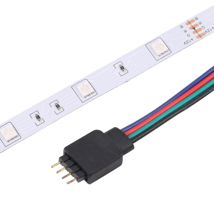 Bare Board 5050 SMD RGB LED Rope Light, 30 LED/m, Length: 2m, 12V 2A 100-240V, with 24-key Remote Control(US Plug)