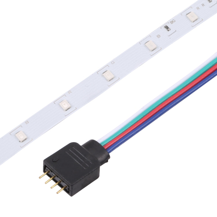 Bare Board 2835 SMD RGB LED Rope Light, 60 LED/m, Length: 5m, 12V 2A 100-240V, with 44-key Remote Control (EU Plug)