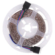 Bare Board 2835 SMD RGB LED Rope Light, 60 LED/m, Length: 5m, 12V 2A 100-240V, with 24-key Remote Control(UK Plug) - free shipping - PMC TechLife - Order now!