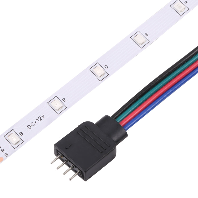 Bare Board 2835 SMD RGB LED Rope Light, 60 LED/m, Length: 5m, 12V 2A 100-240V, with 24-key Remote Control(AU Plug)