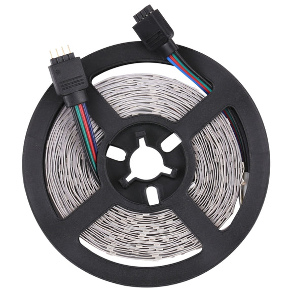 Smart Bluetooth APP Control Bare Board 2835 SMD RGB LED Rope Light, 60 LED/m, Length: 5m, 12V 2A 100-240V(US Plug)