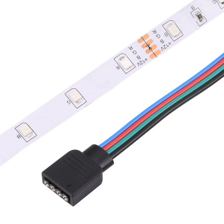 Smart Bluetooth APP Control Bare Board 2835 SMD RGB LED Rope Light, 60 LED/m, Length: 5m, 12V 2A 100-240V(US Plug)