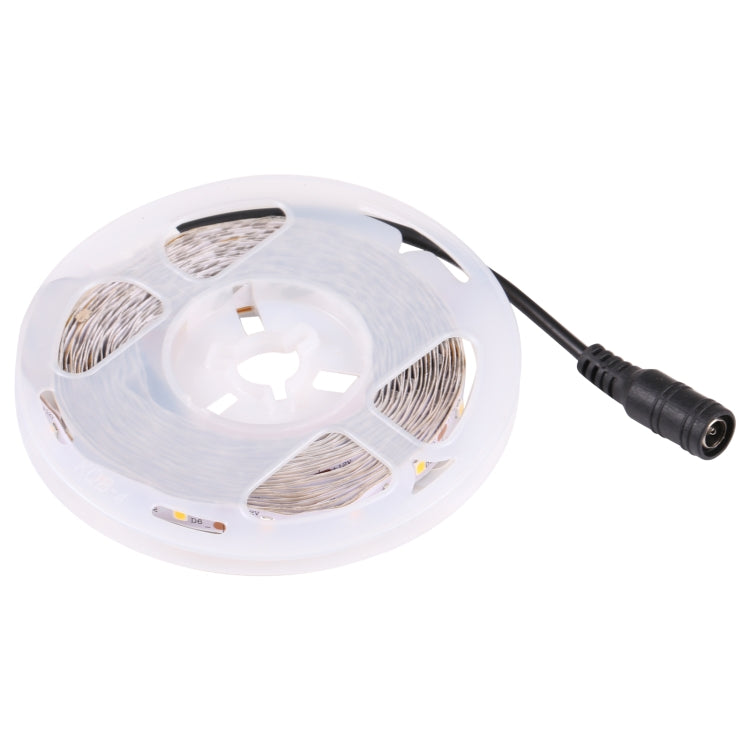Bare Board 2835 SMD Dimmable White Light / Warm Light LED Rope Light, 60 LED/m, Length: 5m, 12V 2A 100-240V(US Plug)