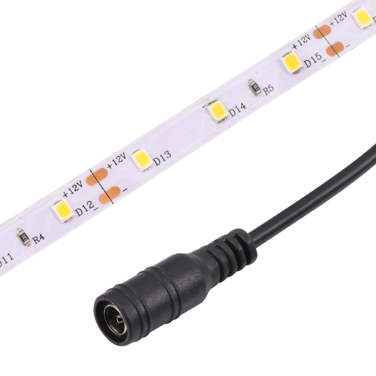 Bare Board 2835 SMD Dimmable White Light / Warm Light LED Rope Light, 60 LED/m, Length: 5m, 12V 2A 100-240V(US Plug)