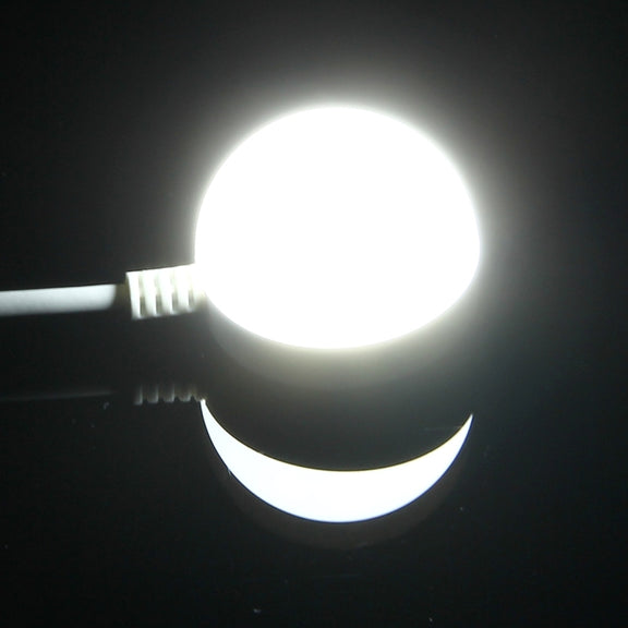 2W USB LED Light Bulb with Magnetic, 5V 140-150Lumens 6LED (White Light)