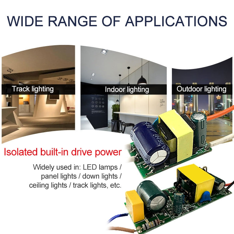 4-7W LED Driver Adapter Isolated Power Supply AC 85-265V to DC 12-26V