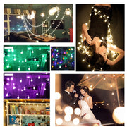 4m LED Decoration Light, 40 LEDs 3 x AA Batteries Powered String Light with 3-Modes, DC 4.5V(Blue Light)