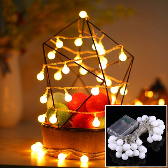 4m LED Decoration Light, 40 LEDs 3 x AA Batteries Powered String Light with 3-Modes, DC 4.5V(Warm White)