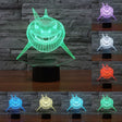 Positive Face Shark Style 3D Touch Switch Control LED Light , 7 Color Discoloration Creative Visual Stereo Lamp Desk Lamp Night Light - free shipping - PMC TechLife - Order now!