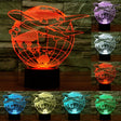 Fly out of Asia Style 3D Touch Switch Control LED Light , 7 Colour Discoloration Creative Visual Stereo Lamp Desk Lamp Night Light - Novelty Lighting by PMC TechLife | Online Shopping South Africa | PMC TechLife | Buy Now Pay Later Mobicred
