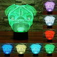 Dog Shape 3D Touch Switch Control LED Light , 7 Color Discoloration Creative Visual Stereo Lamp Desk Lamp Night Light - Novelty Lighting by PMC TechLife | Online Shopping South Africa | PMC TechLife | Buy Now Pay Later Mobicred