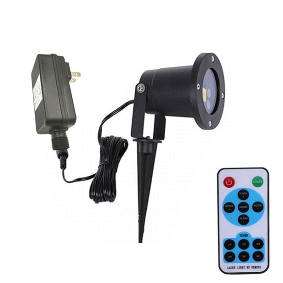 Rotatable USB Charging Projection Light Double Hole Laser Stage Light