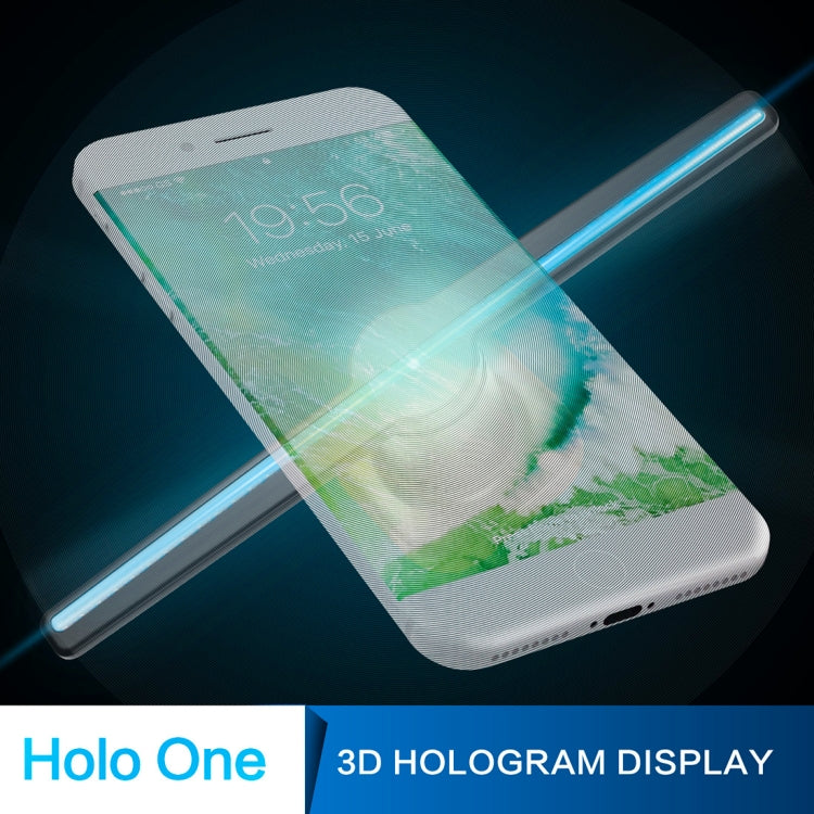 42cm Diameter 450 x 224 Pixels Resolution 3D Advertisement Player Machine , 224 LEDs Hologram Holographic Display Fan with Remote Control, Support 4GB Micro SD Card, AC 100-240V