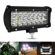 7 inch 18W 1800LM 3 Row LED Strip Light Working Refit Off-road Vehicle Lamp Roof Strip Light - Work Lights by PMC TechLife | Online Shopping South Africa | PMC TechLife | Buy Now Pay Later Mobicred