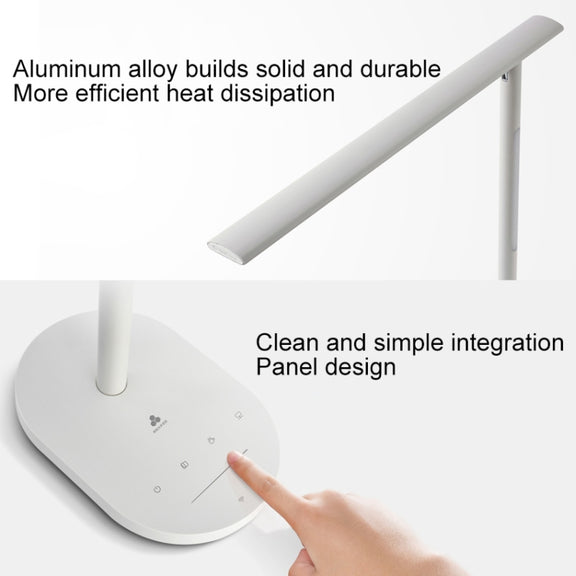 Original Huawei Smart OPPLE 2S LED Desk Lamp Folding Adjust Reading Table Lamp Brightness Lights, Support HUAWEI HiLink, US Plug(White)