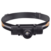 D20 5W XML-2 IPX6 Water-resistant Headband Light, 1200 LM USB Charging Rotate Focus Outdoor LED Headlight