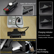 D20 5W XML-2 IPX6 Water-resistant Headband Light, 1200 LM USB Charging Rotate Focus Outdoor LED Headlight