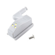 10 PCS 0.3W Universal Inner Hinge LED Sensor lamp Cupboard 3 LEDs Night light Auto ON/OFF Bulb(White Light)
