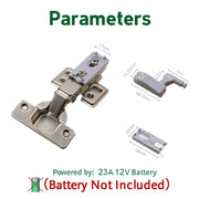 10 PCS 0.3W Universal Inner Hinge LED Sensor lamp Cupboard 3 LEDs Night light Auto ON/OFF Bulb(White Light)