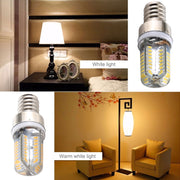 E12 SMD 3014 64 LEDs Dimmable LED Corn Light, AC 220V (White Light)