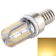 E12 SMD 3014 64 LEDs Dimmable LED Corn Light, AC 220V (Warm White) - LED Blubs & Tubes by PMc TechLife | Online Shopping South Africa | PMc TechLife | Buy Now Pay Later Mobicred