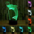 Dolphin Heading the Ball Style 3D Touch Switch Control LED Light , 7 Color Discoloration Creative Visual Stereo Lamp Desk Lamp Night Light - Novelty Lighting by PMC TechLife | Online Shopping South Africa | PMC TechLife | Buy Now Pay Later Mobicred