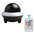 LED Flying Saucer Starry Sky Light Bluetooth Music Star Projection Night Light with Remote Control (Black) - Night Lights by PMc TechLife | Online Shopping South Africa | PMc TechLife | Buy Now Pay Later Mobicred