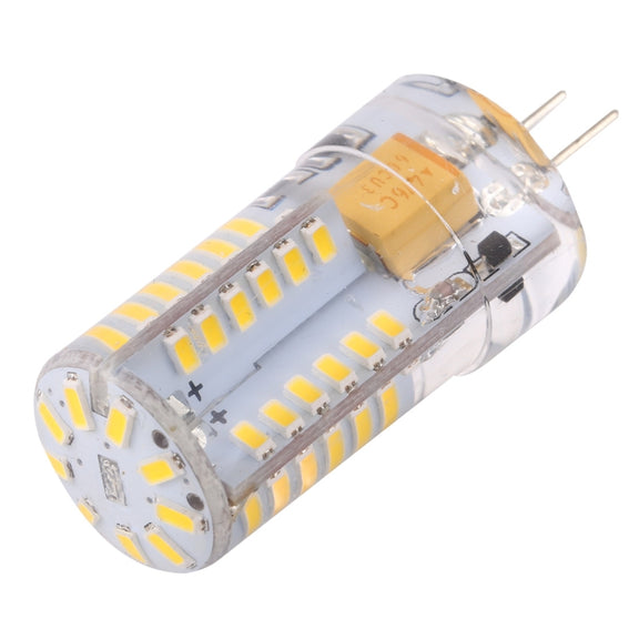 G4 6500K 200LM 57LEDs Silicone LED Corn Light, 3014 SMD, Light Color: White Light, AC / DC 12-16V