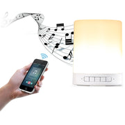 388 Atmosphere Light Music Table Lamp Multifunctional Wireless Bluetooth Speaker , with LED Light & Handle, Support AUX IN & Hands-free Answer & TF Card