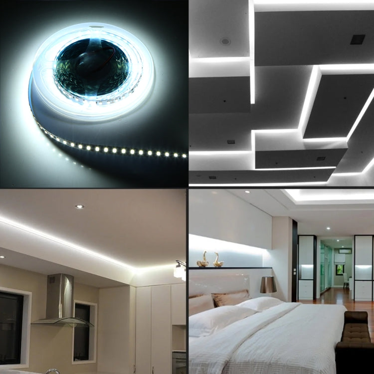 5m Bare Board 2835 SMD RGB LED Rope Light, 120LED/m, 12V 2A 100-240V (UK Plug)