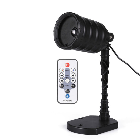 Blinblin CPF-LED 9W RGB IP65 Water-resistant ABS Shell Landscape Light, Lawn Lamp Floodlight with 12-keys Remote Control