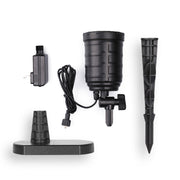 Blinblin CPF-LED 9W RGB IP65 Water-resistant ABS Shell Landscape Light, Lawn Lamp Floodlight with 12-keys Remote Control
