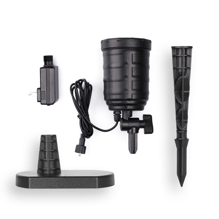 Blinblin CPF-LED 9W RGB IP65 Water-resistant ABS Shell Landscape Light, Lawn Lamp Floodlight with 12-keys Remote Control