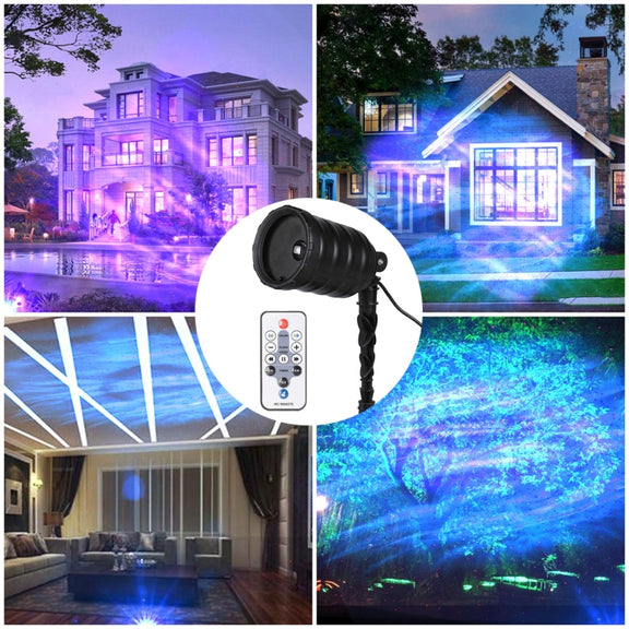 Blinblin CPF-LED 9W RGB IP65 Water-resistant ABS Shell Landscape Light, Lawn Lamp Floodlight with 12-keys Remote Control
