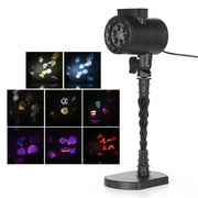 Blinblin CPF-LM401 4W IP65 Water-resistant White Light ABS Shell Landscape Light, 8 Groups Patterns Outdoor Lawn Lamp