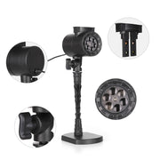 Blinblin CPF-LM401 4W IP65 Water-resistant White Light ABS Shell Landscape Light, 8 Groups Patterns Outdoor Lawn Lamp
