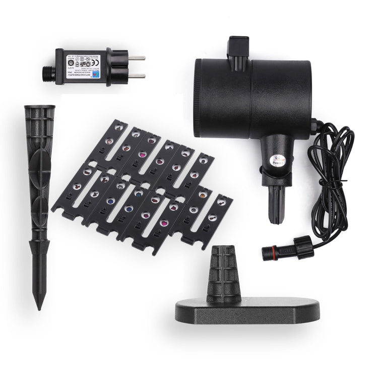 Blinblin CPF-LM401 4W IP65 Water-resistant White Light ABS Shell Landscape Light, 8 Groups Patterns Outdoor Lawn Lamp