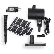 Blinblin CPF-LM401 4W IP65 Water-resistant White Light ABS Shell Landscape Light, 8 Groups Patterns Outdoor Lawn Lamp