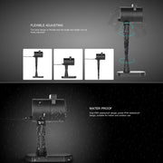 Blinblin CPF-LM401 4W IP65 Water-resistant White Light ABS Shell Landscape Light, 8 Groups Patterns Outdoor Lawn Lamp