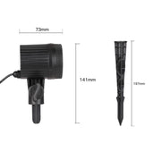 Blinblin CPS-L101 2W IP65 Water-resistant White Light ABS Shell Landscape Light, Single Pattern Outdoor Lawn Lamp