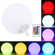 Esmartlive ES-BALL 30cm Colorful Light LED Ball Light with Remote Control, IP65 Water-resistant LED Decorative Light(White)