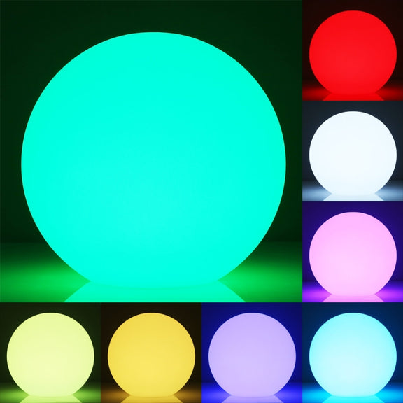 Esmartlive ES-BALL 30cm Colorful Light LED Ball Light with Remote Control, IP65 Water-resistant LED Decorative Light(White)